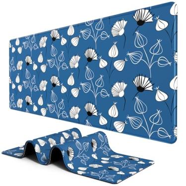 Imagem de BOSOBO Mouse pad grande, tapete de mesa, tapete de mouse para jogos estendido 2GG, tapete de mesa para escritório e casa, tapete de teclado longo, tapete de mouse enorme, capa completa de mesa 81,5 x