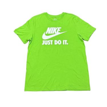 Imagem de Nike Camiseta esportiva masculina Futura Just Do It de manga curta, Volt, GG