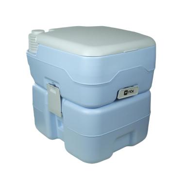 Imagem de Nautika, Banheiro Químico, Ecocamp 20L, Vaso Sanitário Portátil, Suporta Até 120Kgs, Ideal Para Pescarias, Campings, Barcos, Viagem e Atividades Outdoor, Feito Em Polietileno