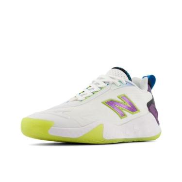 Imagem de New Balance Tênis feminino Fresh Foam X Ct-Rally Unity of Sport, Branco/roxo desbotado/azul costeiro, 40