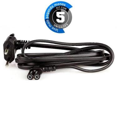 Imagem de Cabo De Força Tipo 8 Pontas 90 Graus - 1,5 Mt - Kit 5 - Cirilo Cabos