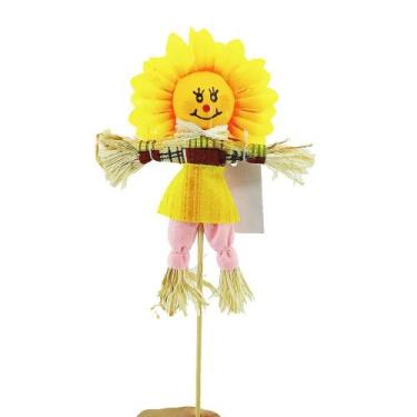 Imagem de Artigo Decorativo Enfeite de Espantalho Girassol 30cm - Aliança