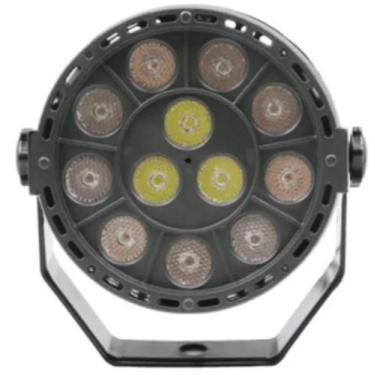 Imagem de Canhão Refletor 12 Leds Rgb Jogo De Luz Dj Balada - A.R Variedades Mt