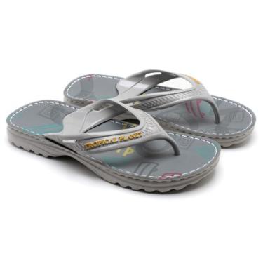 Imagem de Chinelo Alcalay Tropical Planet Estilo Casual Solado Macio Anatômico, 