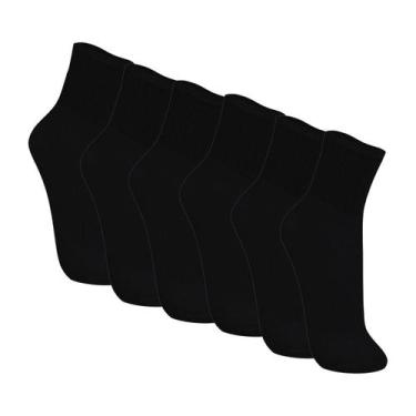 Imagem de Combo 6 pares de meia cano medio trifil original esportiva, 35-38, Pre