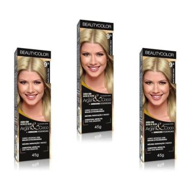Imagem de Beauty Color Tintura 8.0 LOURO ESCURO 45gr (03 Unidades) Cores Normais