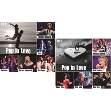 Imagem de CD Pop In Love Coletânea Romântica  Volume 2 +  Volume 5 - TOP DISC