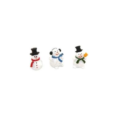Imagem de Fragata Boneco de Neve P 3 Pc Enfeite Para Aquário