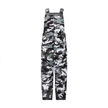 Imagem de Macacão infantil Arctix com peito alto e babador de neve, A6 Camo Black, 4T