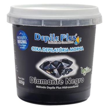 Imagem de Cera Depilatória Diamante Negro Depile Plus 600g Vegana