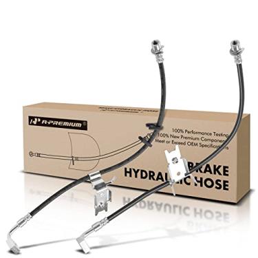 Imagem de A-Premium Mangueiras hidráulicas de freio dianteiro e passageiro compatíveis com modelos selecionados Chrysler e Dodge - Charger 2012-2017, Challenger 2012-2021, 300 2012-2021 - Substituir #