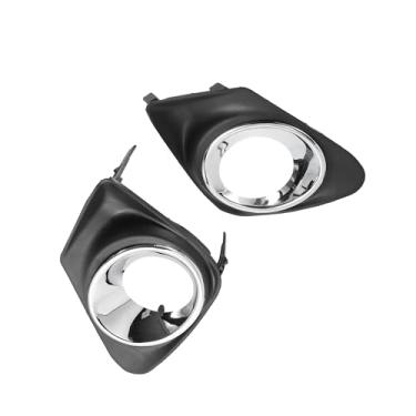 Imagem de VekAuto Capa de grade de farol de neblina frontal esquerda direita 81482-02200 81481-02210 para Toyota Corolla 2011-2013 1 par de acessórios automotivos