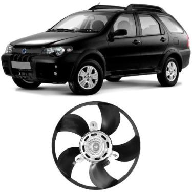 Imagem de Ventoinha Radiador Palio Siena Strada 2002 a 2008 Com Ar Sem Ar Gauss 