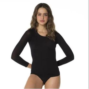 Imagem de Segunda Pele Trifil Feminina Manga Longa 6311, Preto, UN