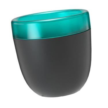 Imagem de Generic Enfeites de vaso autoirrigável de 5 polegadas, vasos internos e externos separados para presente, vaso de plantas, vaso de flores para escritório, Preto