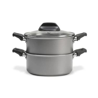 Imagem de Panela Cozi Vapore 4 Em 1 Caçarola Cuscuzeira Escorredor Brinox Especi