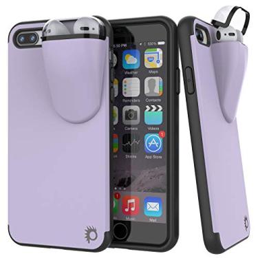 Imagem de Punkcase Suporte para Airpods para iPhone 7 Plus (série TopPods) | Capa 2 em 1 fina e durável projetada para iPhone 7 Plus (5,5 polegadas) | Protege seu telefone e armazena seus AirPods de geração 1 e