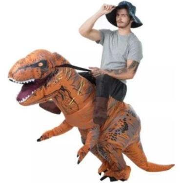 Imagem de Fantasia Inflável De Dinossauro T-rex  tamanho adulto - A.R Variedades