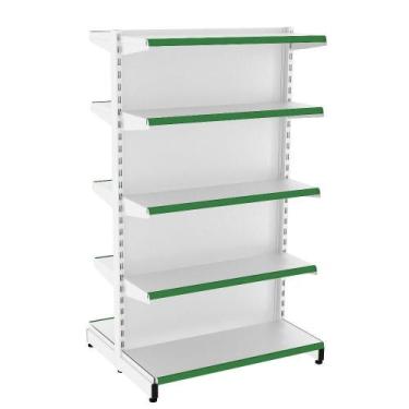 Imagem de Gôndola Central Dupla Face Prateleira 1 Inicial - ELITE AÇO