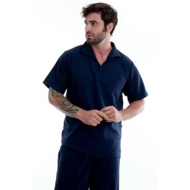 Imagem de Conjunto Uniforme De Limpeza Trabalho Operacional - CARMONI, Azul, Mar