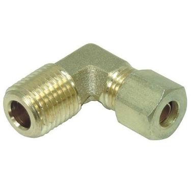 Imagem de Kit 5 Cotovelos Emenda Tubo Nylon Mbb Diversas Macho 1/2 Npt X 1/2 Npt