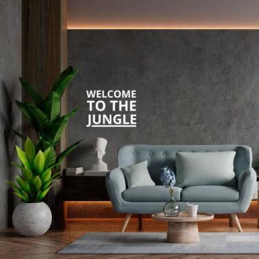 Imagem de Adesivo Porta Bem vindo à Selva Inglês Música Welcome to The Jungle - 