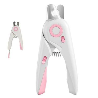 Imagem de Cortador de Unha Gato Pet Cao Cachorro Lixa de Unha Lanterna Led Segur