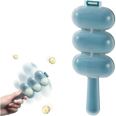 Imagem de 1 coqueteleira de bola de arroz - molde de bola de arroz, máquina de sushi | Bola de arroz antiaderente com 3 cavidades, Onigiri