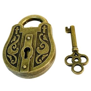 Imagem de Puzzle de Metal Quebra-Cabeça 3d Enigma Antigo Desafio Vários Modelos Disponiveis (Cadeado Thick Lock)
