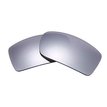 Imagem de NicelyFit Lentes de reposição polarizadas para óculos de sol Oakley Gascan Glass (espelho de titânio)
