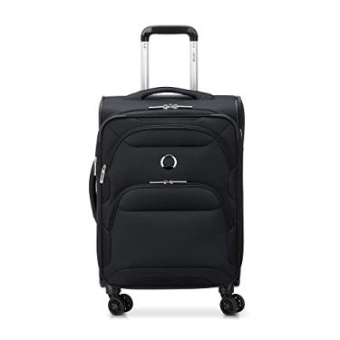 Imagem de DELSEY Paris Bagagem expansível Sky Max 2.0 Softside com rodas giratórias, Preto, Carry-on 21 Inch, Bagagem expansível Sky Max 2.0 Softside com rodas giratórias