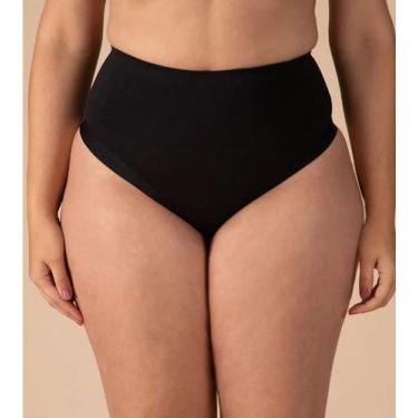 Imagem de Calcinha Fio Dental Modeladora Liz Lingerie - Ref. 70381, M, Preto