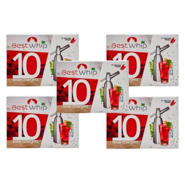 Imagem de Cápsulas de Gás para Soda BestWhip para Sifão 50un
