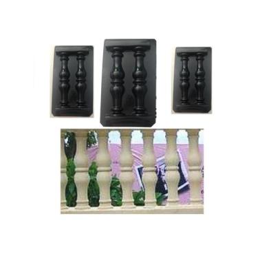 Imagem de Forma Cerca Romana Balaústre Em Abs Virgem 1,5mm - 50x28cm - garden