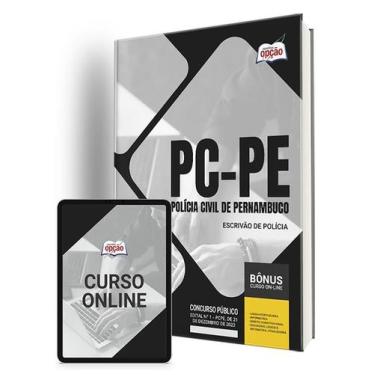 Imagem de Apostila PC-PE 2024 - Escrivão de Polícia - Apostilas Opção