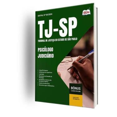 Imagem de Apostila TJ-SP 2024 - Psicólogo Judiciário - Apostilas Opção