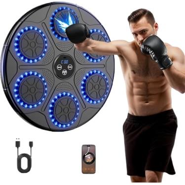 Imagem de 2024 Nova máquina de boxe musical Home Wall Mount Music Boxer, 9 modos de velocidade Almofadas de perfuração de alvo de parede de boxe digital, adequadas para ids e adultos