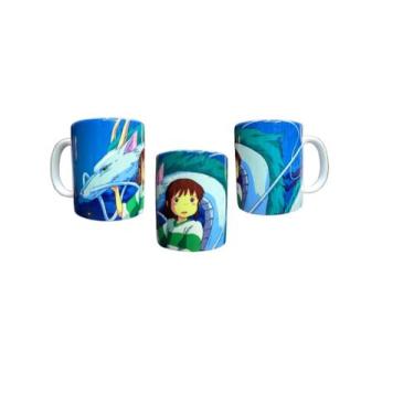 Imagem de Caneca Porcelana - studio ghibli - sublimação, a viagem de chihito