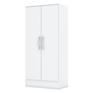 Imagem de Armário Multiuso 2 Portas Zafira Branco  Briz Móveis - Briz Moveis