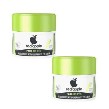 Imagem de Kit 2 Desodorante Em Creme Para Os Pés 55G - Red Apple