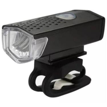 Imagem de Kit Farol Frontal E Traseiro Ultra Led Usb Recarregável Para Bicicleta Visibilidade Máx...