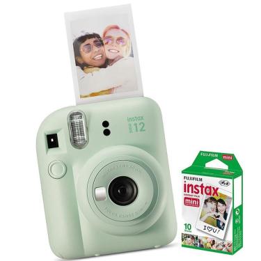 Imagem de Câmera Instax Mini 12 + Filme De 10 Poses - Verde Menta