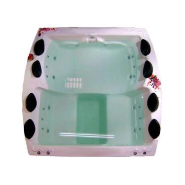 Imagem de Spa Quadrado Vitória LUXO COMPLETO com hidro - Brasil Banheiras, 2,42x