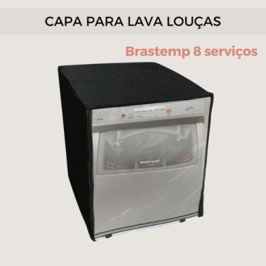 Imagem de Capa para lava louça brastemp 8 serviços transparente flex - Clean Cap