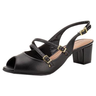 Imagem de Peep Toe Feminino Salto Grosso Beira Rio 4777497