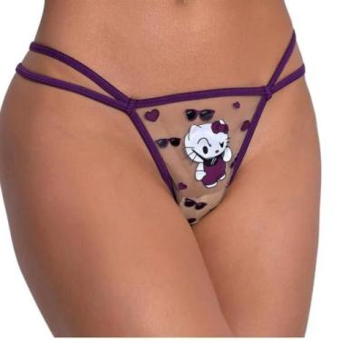 Imagem de Fio Dental Transp Hello Kitty Pop Pimenta Sexy