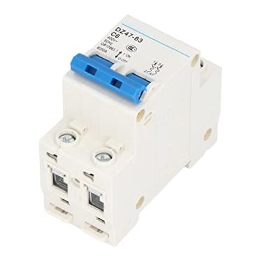 Imagem de Disjuntor Mini 2p Mcb Din Rail Montagem 6000a Capacidade de Quebra 400V 6a Escritório de Proteção