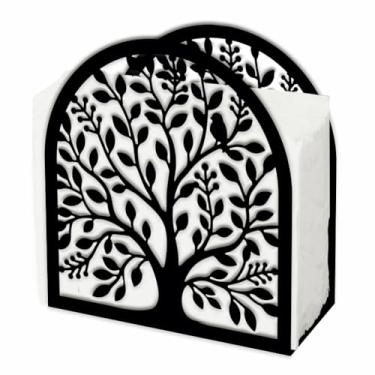 Imagem de SUPERDANT Árvore da Vida Porta-guardanapos para mesas Árvore da Vida Dispensador de Guardanapos de Metal para Cozinha Suporte de Lenço de Mesa Vintage Suportes de Guardanapos de Pano Rústico para Casa