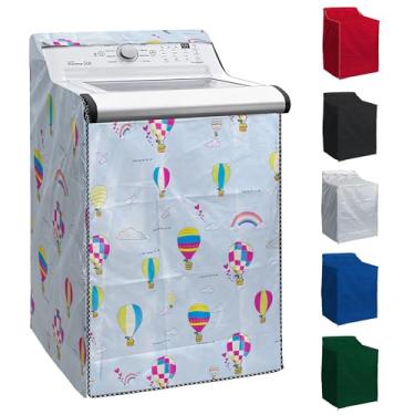 Imagem de BlueStars Capa para lavadora/secadora para máquinas de carga superior - à prova d'água, poeira e proteção solar - W29"D28" H43" - ajuste premium com design de zíper grosso - adequado para a maioria das lavadoras e secadoras (balão)