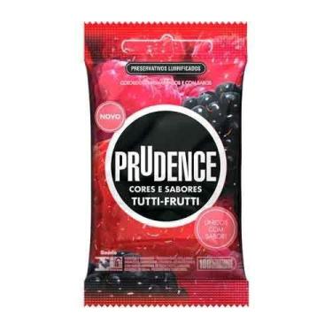 Imagem de Preservativo Prudence Cor Aroma e Sabor Tutti Frutti 3 unidades